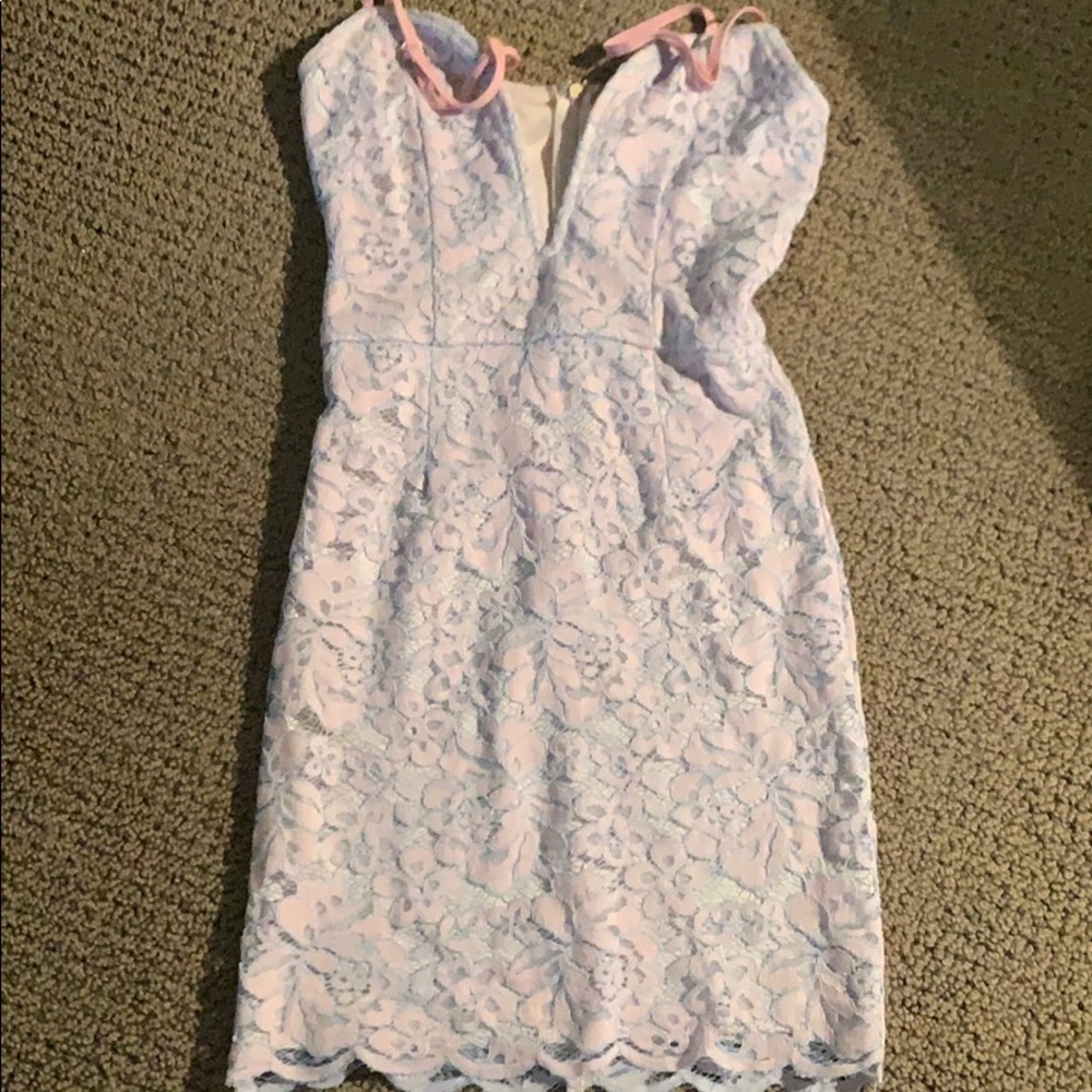 By the way mini lace dress NWOT